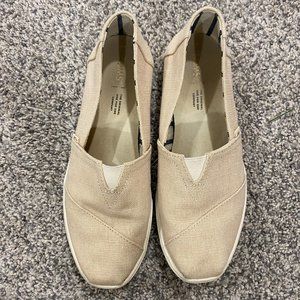 Toms Alpargata Cupsole Natural Heritage Canvas Slip On